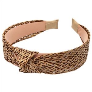 Never used vintage style rattan headband